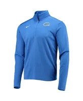 Men's Nike Royal Florida Gators Primary Logo Pacer Performance Quarter-Zip Jacket