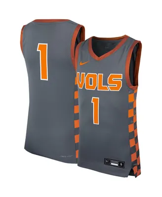 Youth Boys Nike #1 Gray Tennessee Volunteers Icon Replica Basketball Jersey