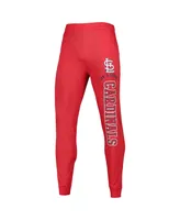 Men's Concepts Sport Heather Red, Charcoal St. Louis Cardinals Meter Pullover Hoodie and Joggers Set