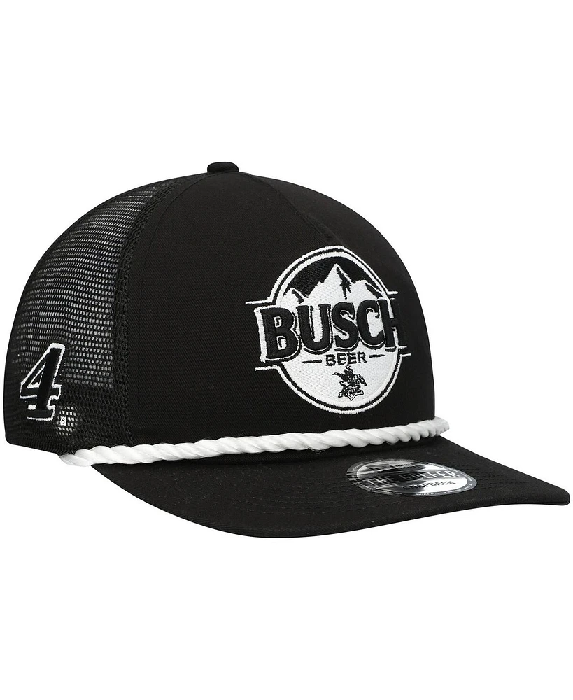 Men's New Era Black Kevin Harvick Golfer Snapback Hat