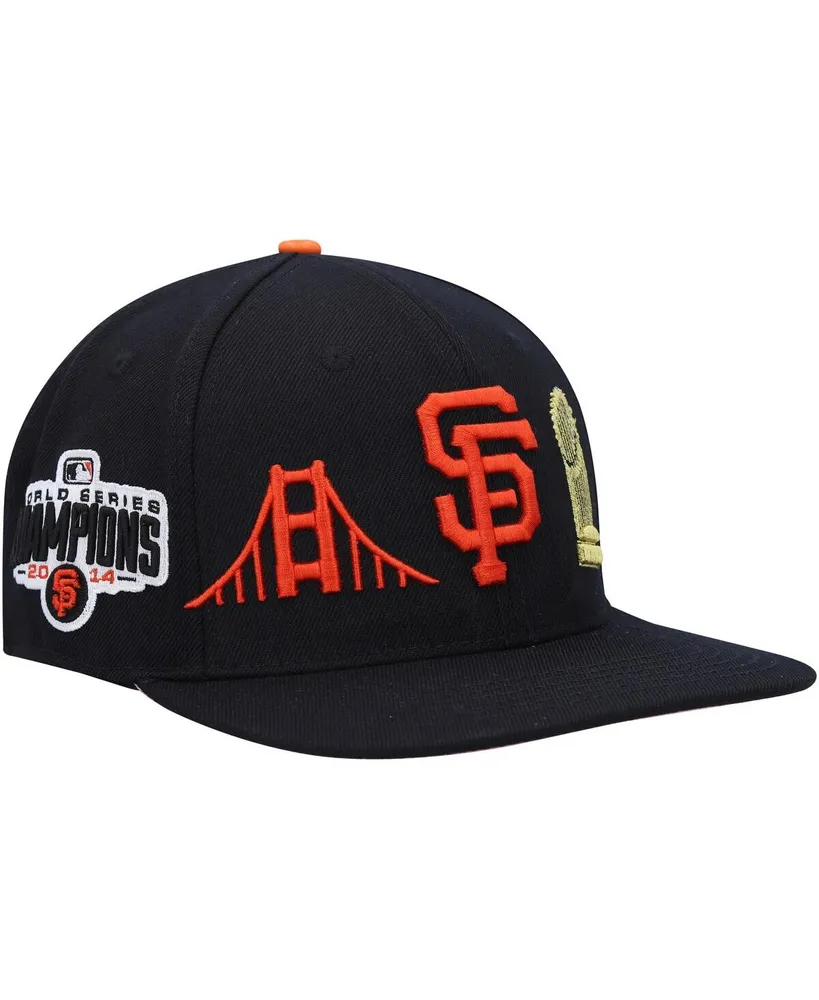 Men's Pro Standard Black San Francisco Giants Double City Pink Undervisor Snapback Hat