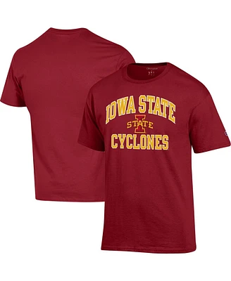 Men's Champion Cardinal Iowa State Cyclones High Motor T-shirt