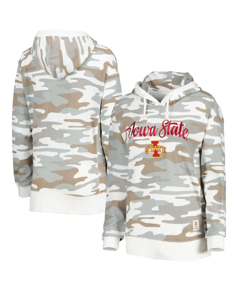 Women's Pressbox Camo Iowa State Cyclones San Pablo Pullover Hoodie