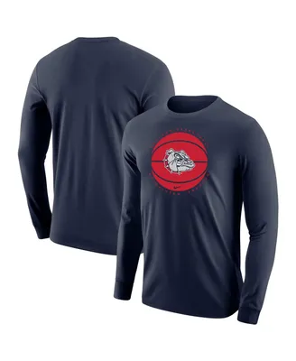 Men's Nike Navy Gonzaga Bulldogs Basketball Long Sleeve T-shirt
