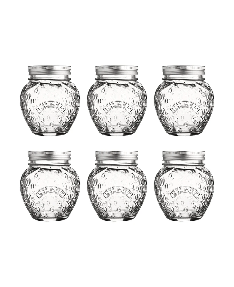 Kilner Strawberry Jar 13.5 oz, Set of 6