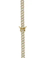 Oma The Label Frosty Link Collection 9mm Necklace in 18K Gold- Plated Brass, 16"