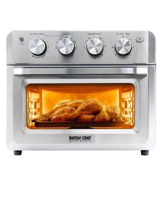 Better Chef Do-It-All 20 Liter Convection Air Fryer Toaster Broiler Oven in Silver