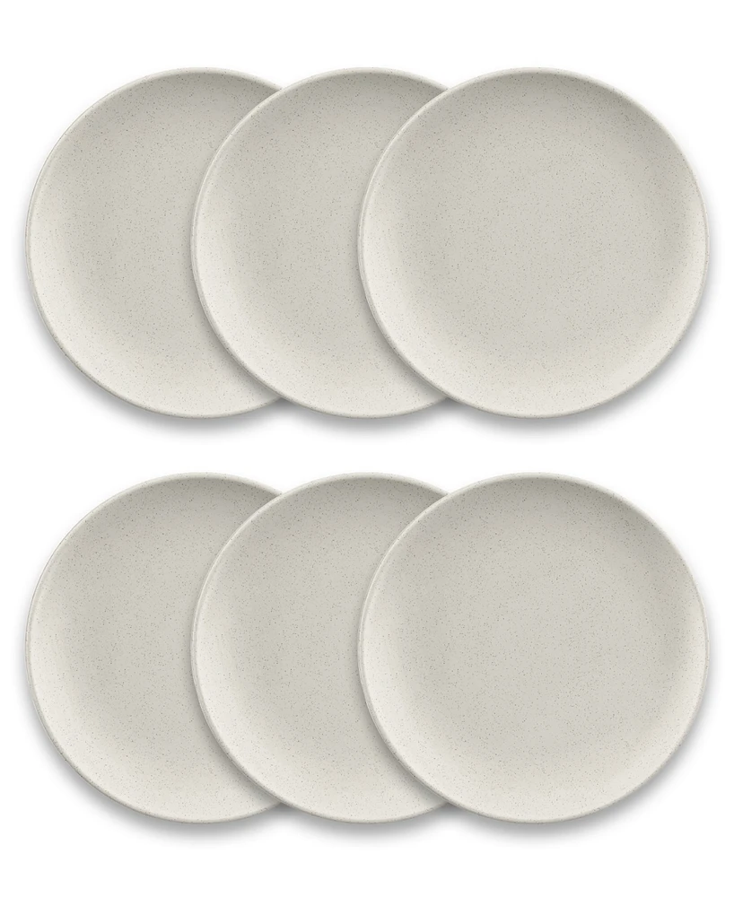 TarHong Coupe Wheat Polypropylene Dinner Plate Set of 6