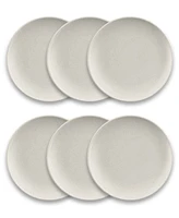 TarHong Coupe Wheat Polypropylene Dinner Plate Set of 6