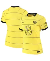 Women's Nike Yellow Chelsea 2021/22 Away Breathe Stadium Jersey