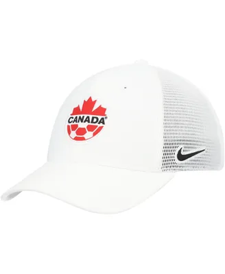 Men's Nike White Canada Soccer Legacy91 Aerobill Performance Flex Hat