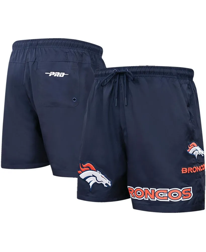 Men's Pro Standard Navy Denver Broncos Woven Shorts