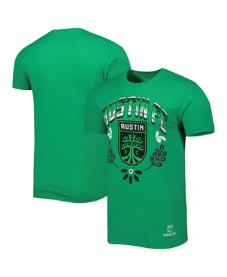 Men's Mitchell & Ness Green Austin Fc Serape T-shirt
