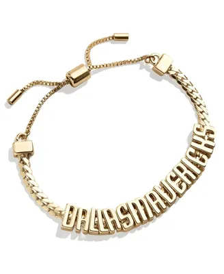 Women's Baublebar Dallas Mavericks Pull-Tie Bracelet - Gold