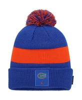 Men's Jordan Royal Florida Gators Sideline Team Cuffed Knit Hat with Pom