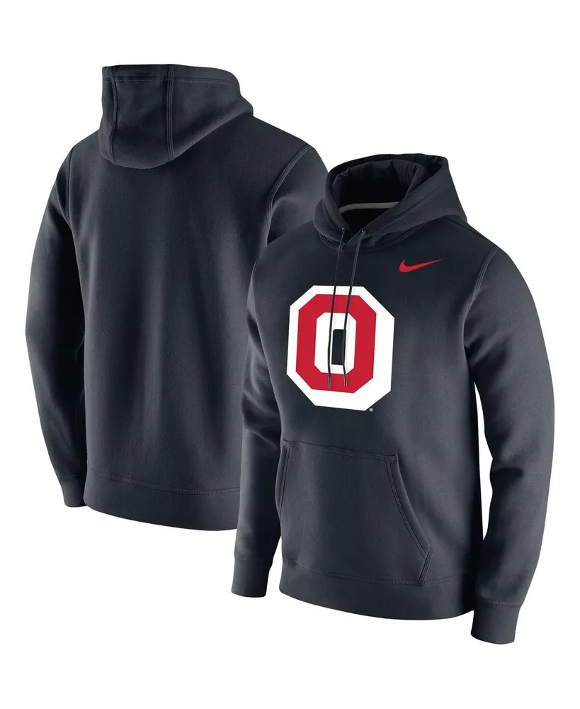 Men's Nike Ohio State Buckeyes Vintage-Like School Logo Pullover Hoodie