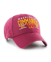 Men's '47 Brand Burgundy Washington Commanders Centerline Mvp Adjustable Hat