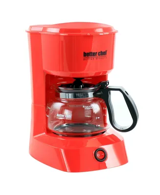 Better Chef 4 Cup Compact Coffee Maker with Removable Filter Basket