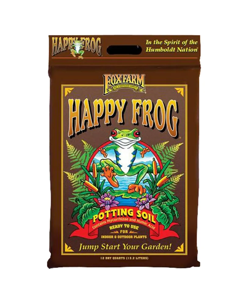 FoxFarm Fox Farm FX14054 Happy Frog Potting Soil, 12 Quart