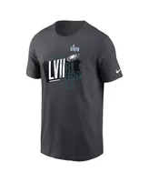 Big Boys Nike Anthracite Philadelphia Eagles Super Bowl Lvii Local T-shirt