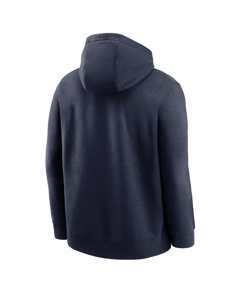 Men's Nike Navy New England Patriots City Code Club Fleece Pullover Hoodie