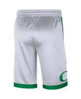 Men's Nike White Oregon Ducks Replica Performance Shorts