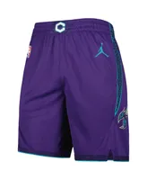 Men's Jordan Purple Charlotte Hornets 2022/2023 Statement Edition Swingman Performance Shorts