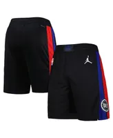 Men's Jordan Black Detroit Pistons 2022/2023 Statement Edition Swingman Performance Shorts