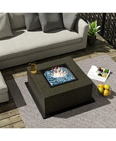 WestinTrends Fire Pit Glass Tempered Rocks for Fireplace Accessories