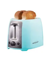 Brentwood Cool Touch 2 Slice Extra Wide Slot Toaster in Blue