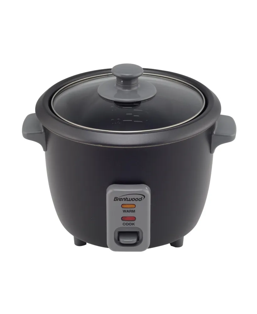 Brentwood 4 Cup One Touch Electric Rice Cooker in Black