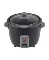 Brentwood Appliances Brentwood 4 Cup One Touch Electric Rice Cooker in Black