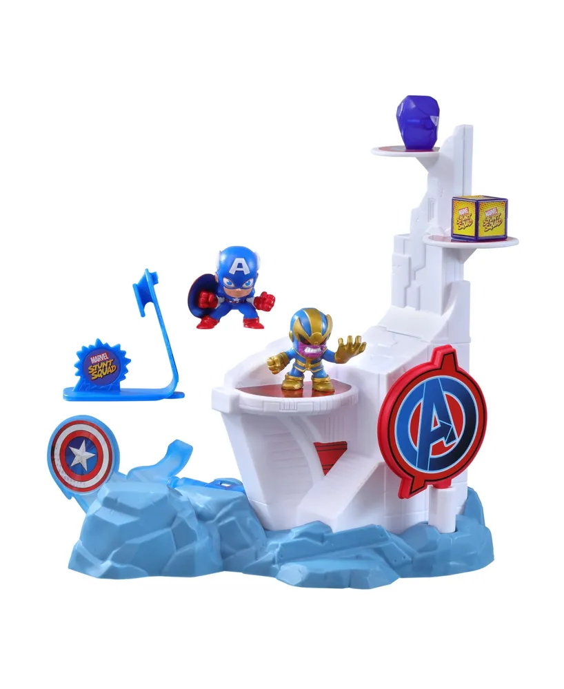 Marvel Stunt Squad Tower Smash Play set