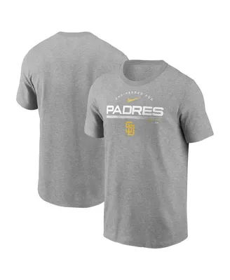 Men's Nike Heather Gray San Diego Padres Team Engineered Performance T-shirt