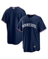 Men's Nike Navy Minnesota Twins Alternate Replica Team Logo Jersey