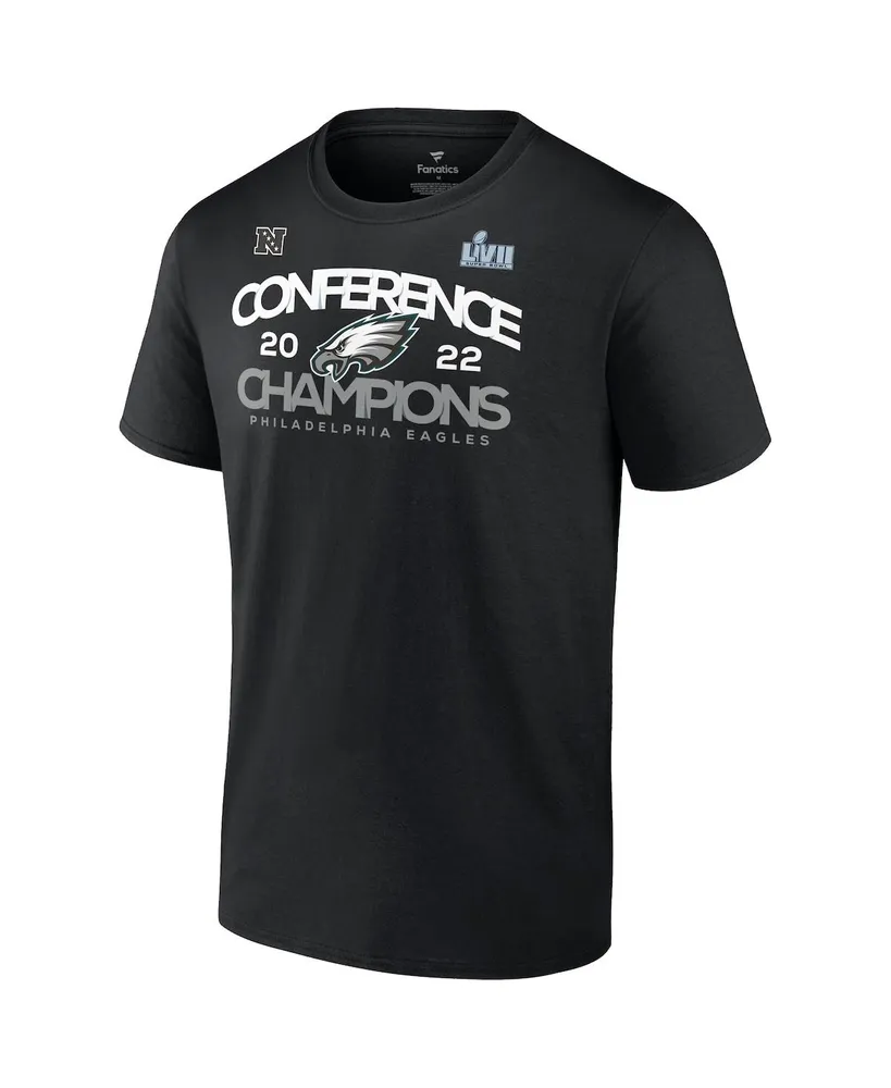 Men's Fanatics Black Philadelphia Eagles 2022 Nfc Champions Shadow Cast T-shirt