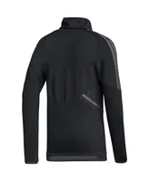 Men's adidas Black Portland Timbers Cold.rdy Raglan Warmup Pullover Jacket