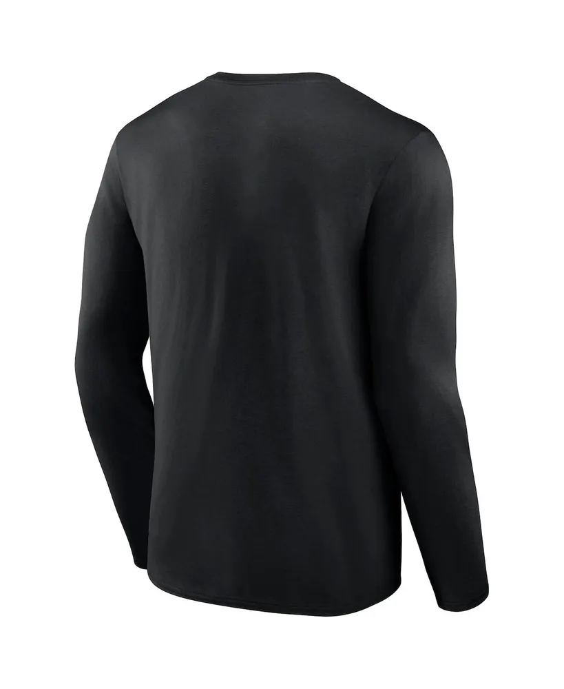 Men's Fanatics Black Philadelphia Eagles 2022 Nfc Champions Shadow Cast Long Sleeve T-shirt
