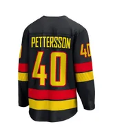 Men's Fanatics Elias Pettersson Black Vancouver Canucks Alternate - 2022/23 Premier Breakaway Player Jersey