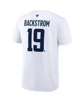 Men's Fanatics Nicklas Backstrom White Washington Capitals 2023 Nhl Stadium Series Name and Number T-shirt