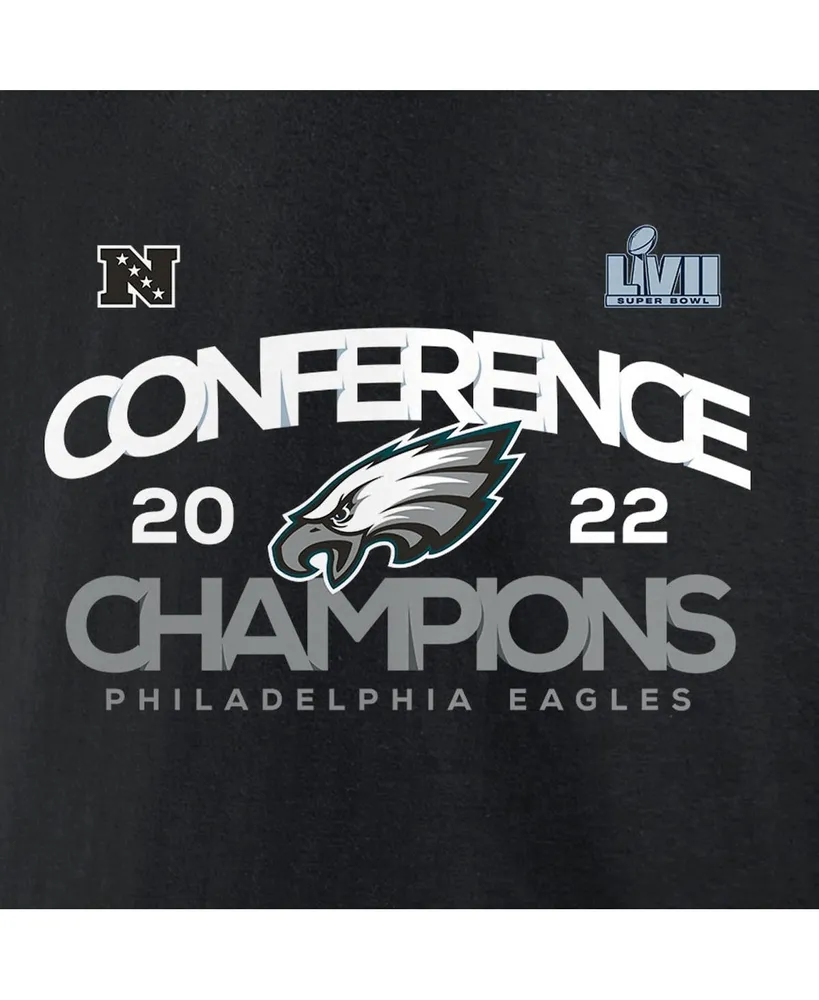 Men's Fanatics Black Philadelphia Eagles 2022 Nfc Champions Shadow Cast T-shirt