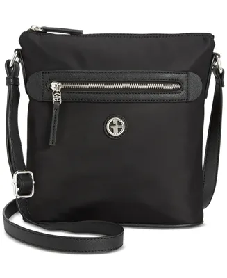 Giani Bernini Small Nylon North South Crossbody, Created for Macy's
