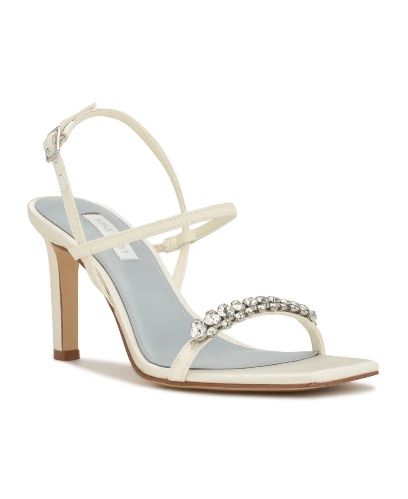 Nine West Women's Oreece Bridal Embellished Dress Sandals