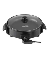 Brentwood 12" Round Non-Stick Electric Skillet with Vented Glass Lid