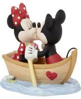 Precious Moments 222701 We Will Never Drift Apart Disney Mickey Mouse and Minnie Mouse Bisque Porcelain and Resin Figurine