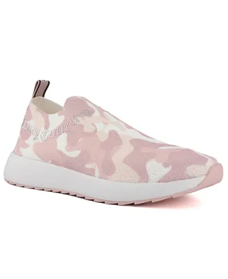 Juicy Couture Women's Avarie Knit Slip-on Joggers Sneakers