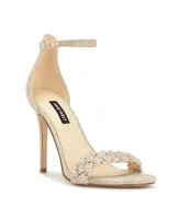 Nine West Women's Morelov Embellished Heeled Dress Sandals