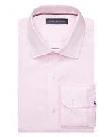 Tommy Hilfiger Men's Th Flex Slim Fit Wrinkle Free Stretch Twill Dress Shirt