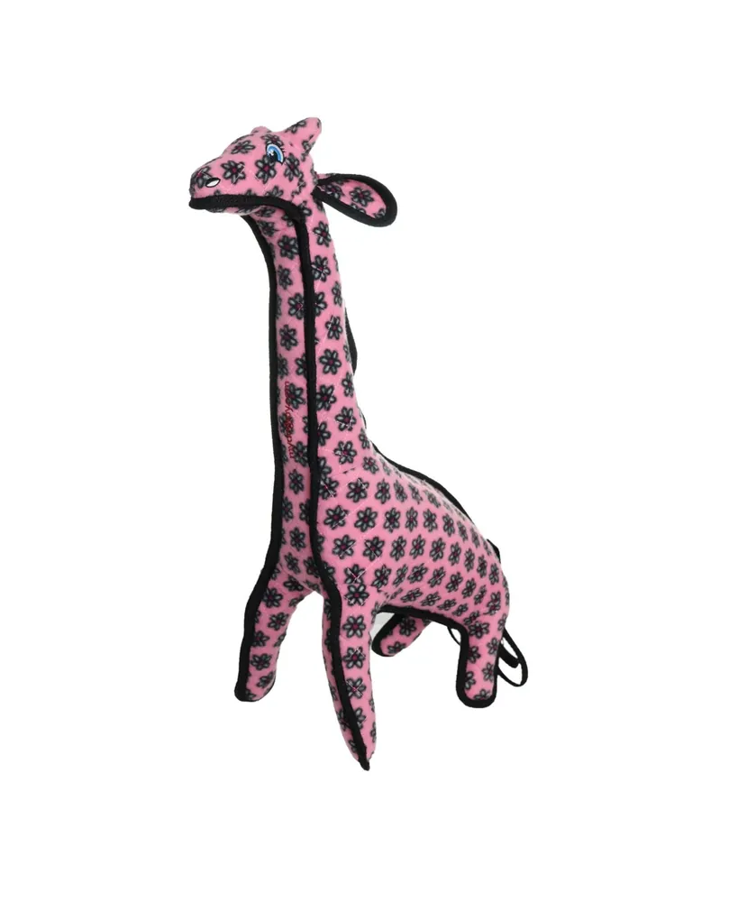 Tuffy Zoo Giraffe Pink , 2-Pack Dog Toys