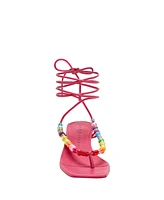 Katy Perry Women's The Cubie Bead Lace Up Sandals